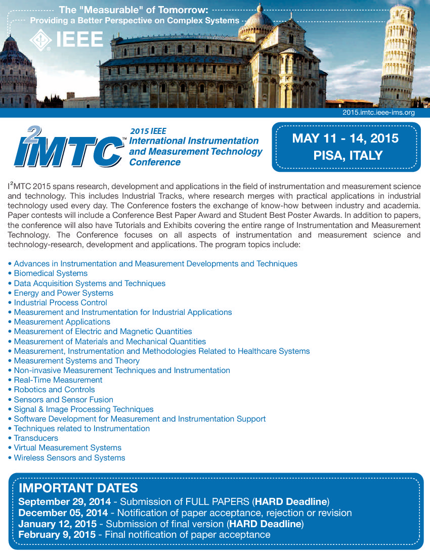 Front Page I2MTC International Instrumentation and Measurement